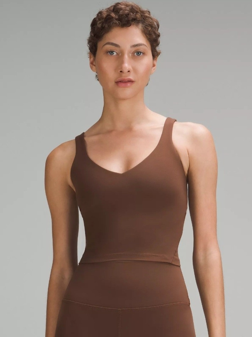 lululemon Align Tank Top  Sports Bra — Brown